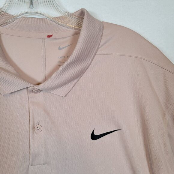 Nike Mens Golf Shirt Top Size XXL Blue Peach Dri-Fit Lightweight Activewear Lot - Picture 10 of 13